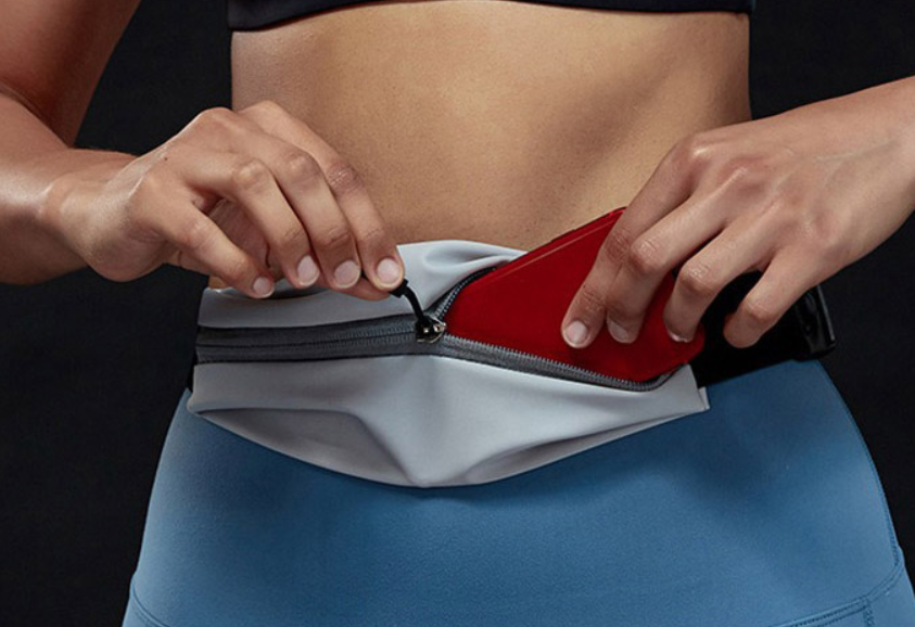 조깅 달리기 러닝 벨트 밴드 허리 수납 플립 핸드폰 백 가방 이미지 6