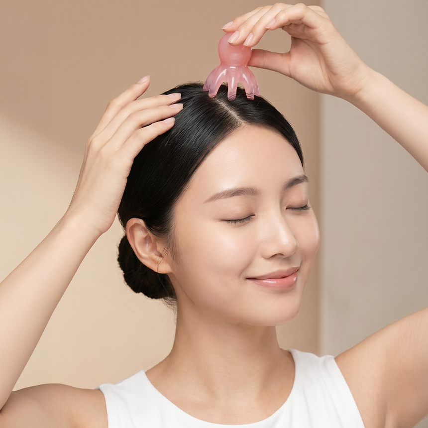 두피 괄사 1+1 마사지 어깨 림프 순환 경락 얼굴 승모근 어깨 머리 지압 - 상세 이미지 4