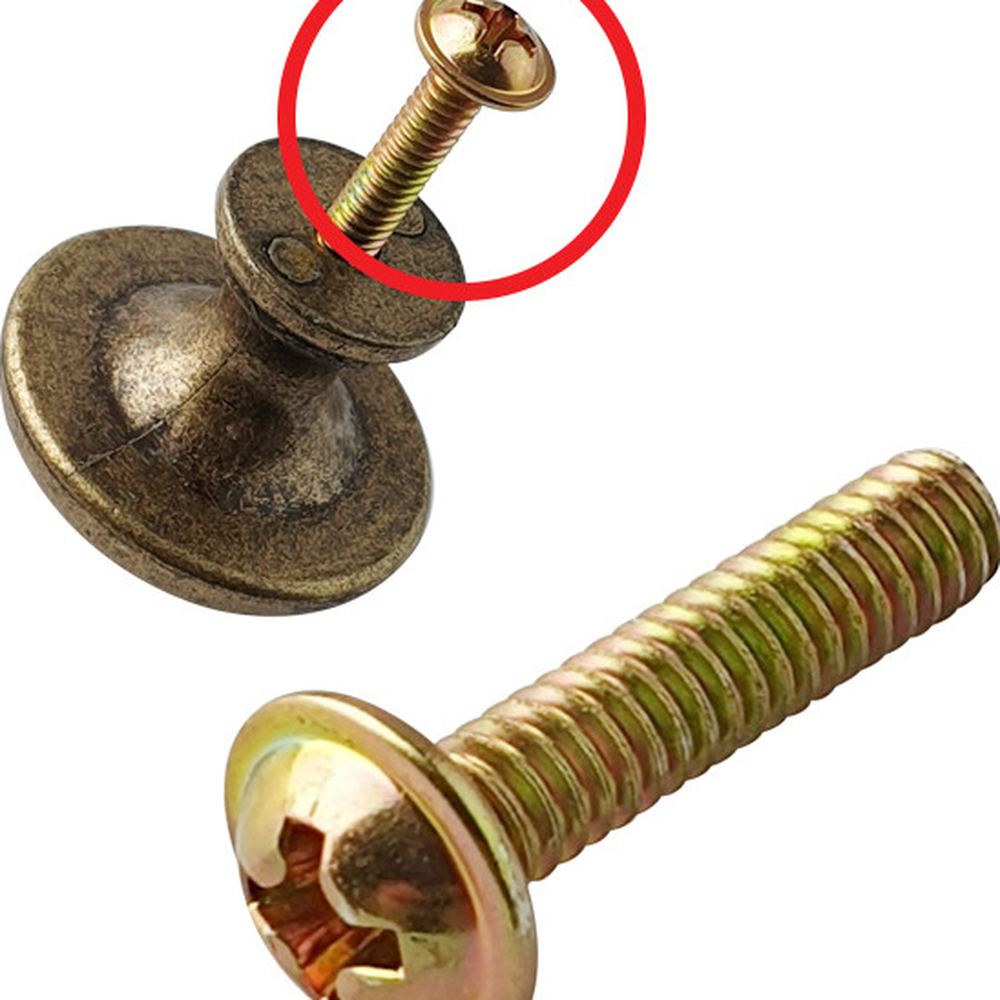 인치규격목재고정가구볼트 봉지단위 와샤머리가구조립손잡이볼트 32x12 3.9mm - 상세 이미지 2