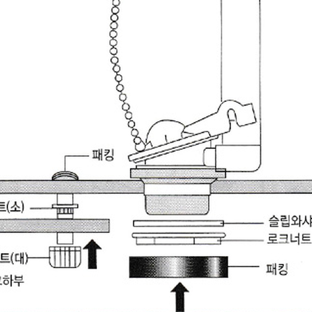무소음양변기부속 측면레버물탱크부속변기부품 버튼겸용수압조절 - 상세 이미지 2