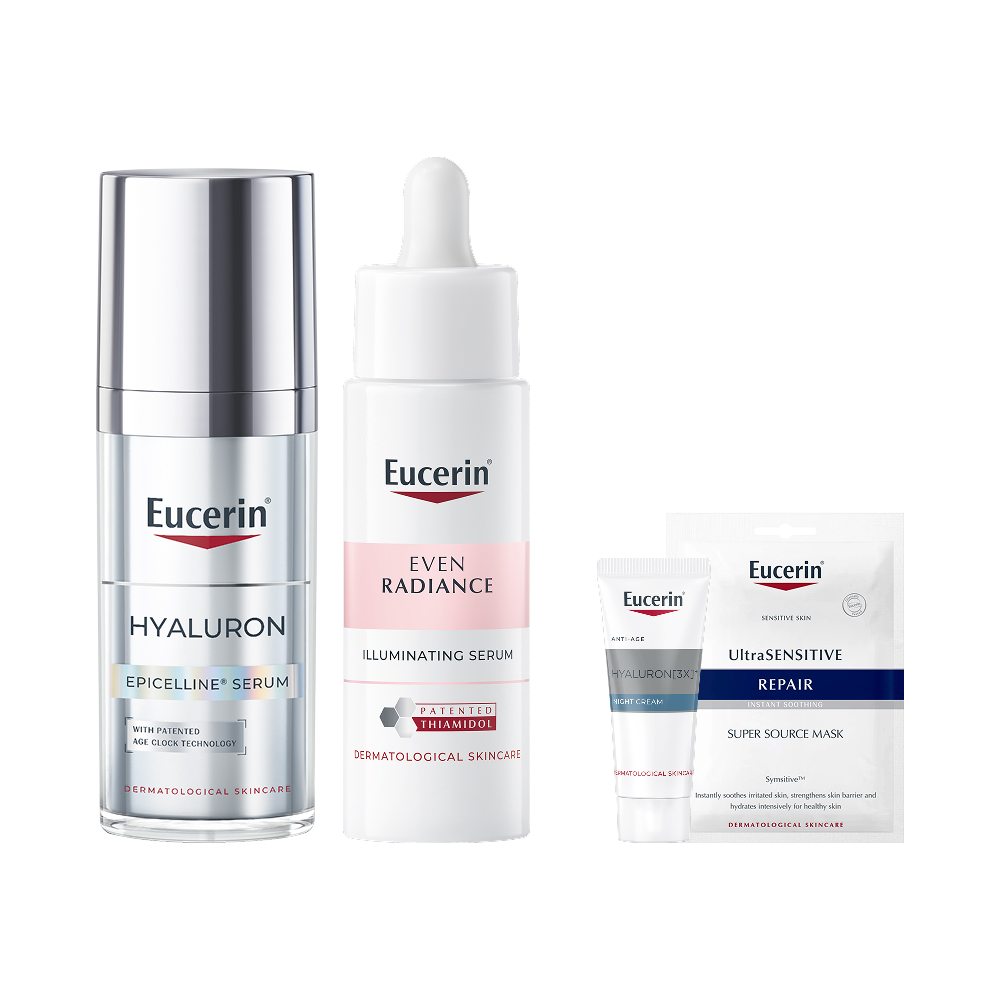 유세린 하이알루론 에피셀린 세럼 30ml+일루미네이팅 세럼 30ml 2종 세트