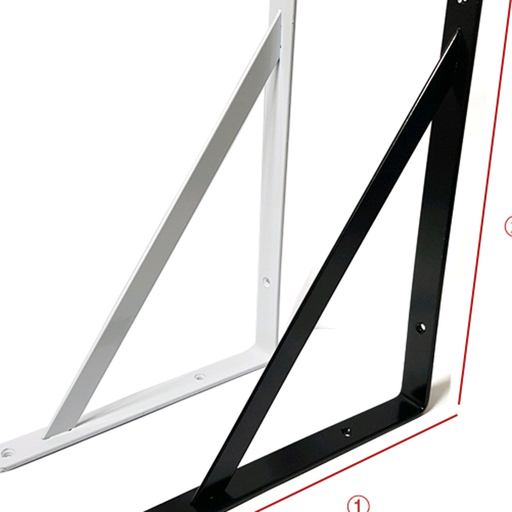 중하중벽걸이용선반지지대 튼튼한가구조립 벽면설치선반브라켓 395x270mm - 상세 이미지 2