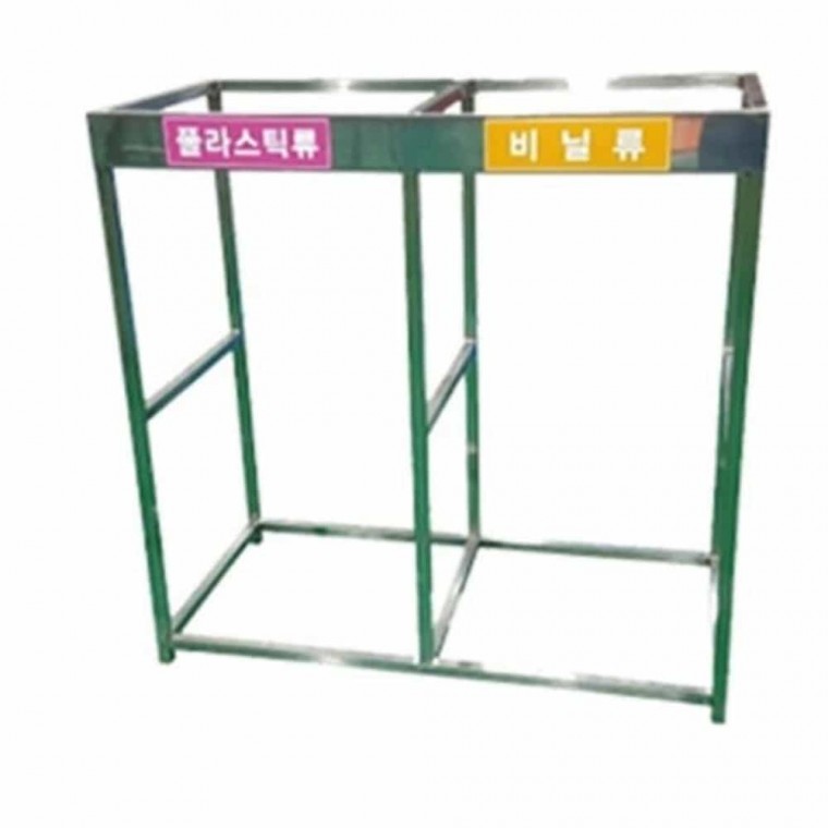 스텐 분리수거대 200L 2구 스테인리스쓰레기통