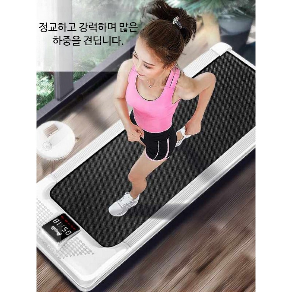 가정용 접이식 워킹머신 실내 유산소 운동기구 소형 워킹패드 수동 무동력 걷기 운동 헬스 - 상품 이미지