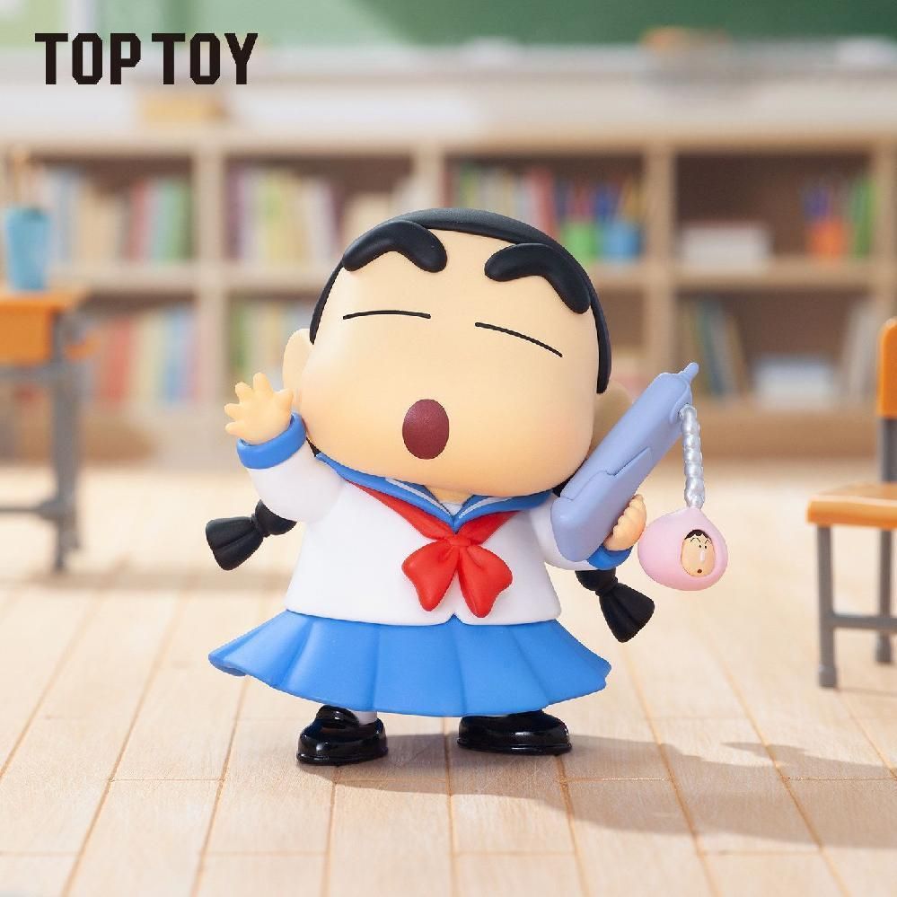 TOPTOY 짱구 맹구 피규어 스쿨룩 세일러복 블라인드 랜덤박스 가챠 - 상세 이미지 4