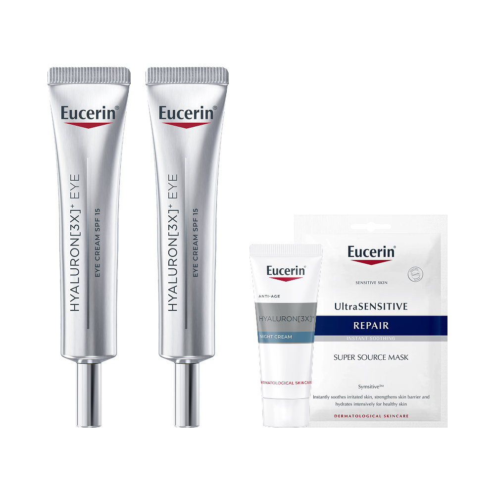 유세린 하이알루론 3X 아이크림 15ml 더블팩 - 상품 이미지