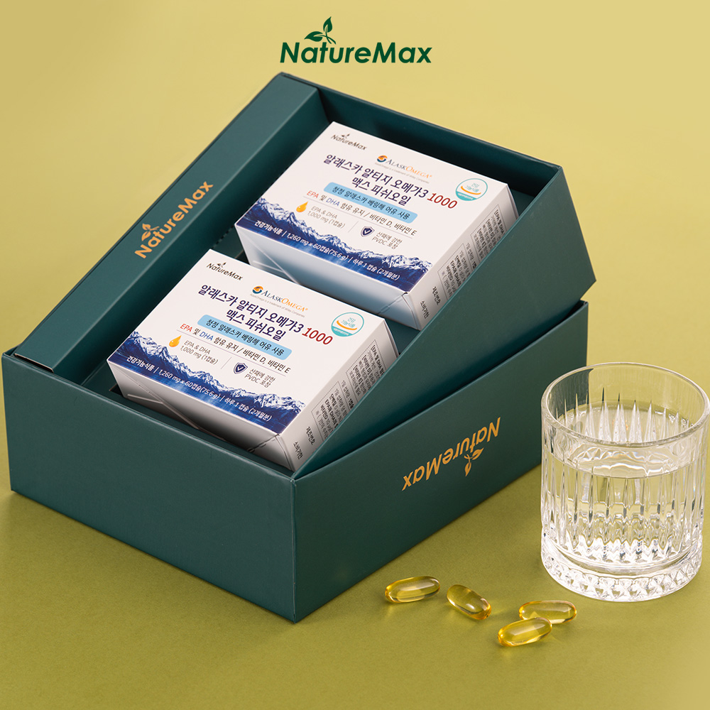 알래스카 알티지 오메가3 맥스 1000mg 피쉬오일 60캡슐 2개월분 3개 - 상세 이미지 3