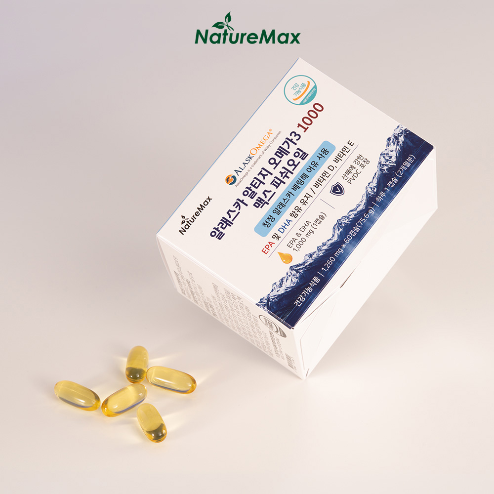 알래스카 알티지 오메가3 맥스 1000mg 피쉬오일 60캡슐 2개월분 3개 이미지 7