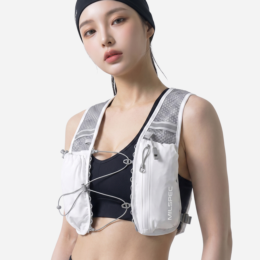 밀스펙 코어 트레일러닝 베스트 경량 트레일 러닝 등산 마라톤 런닝 스포츠 조끼 백팩 배낭 - 상세 이미지 5