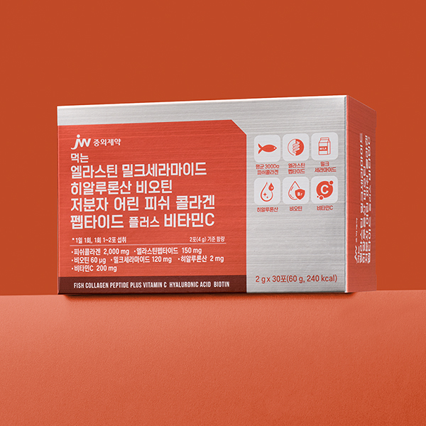 JW중외제약 먹는 엘라스틴 비오틴 저분자 어린 피쉬 콜라겐 펩타이드 30포, 6개 - 상세 이미지 3
