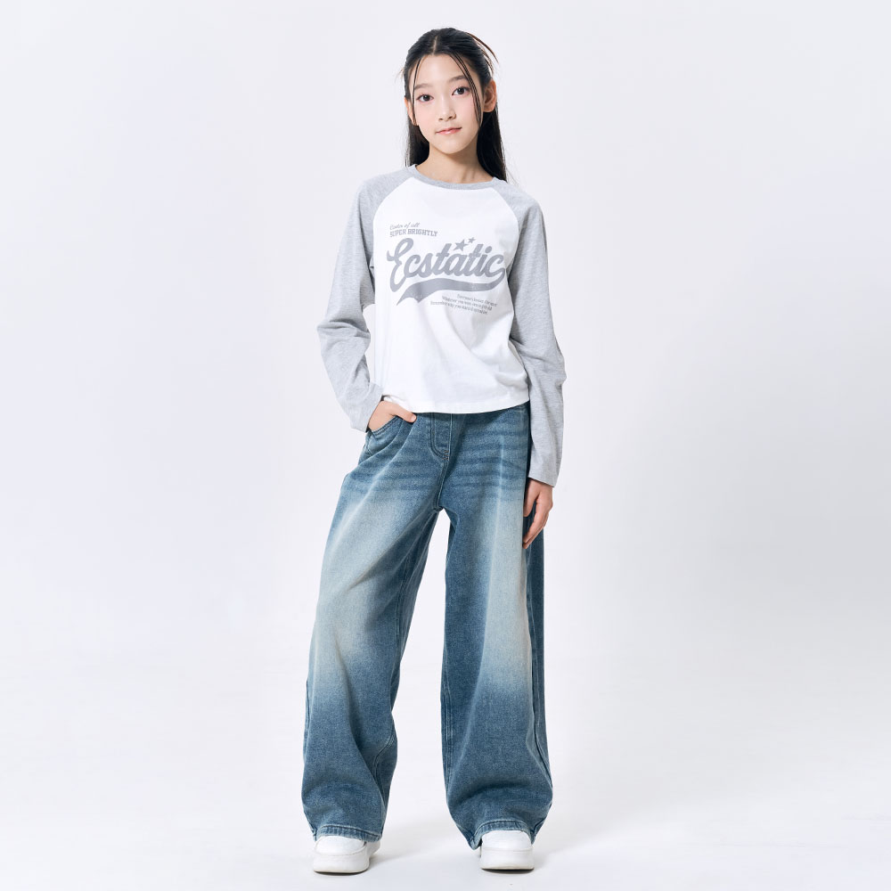 더데이걸 코디좋은 그래픽 라그란 티셔츠 TGLA26802 - 상세 이미지 4