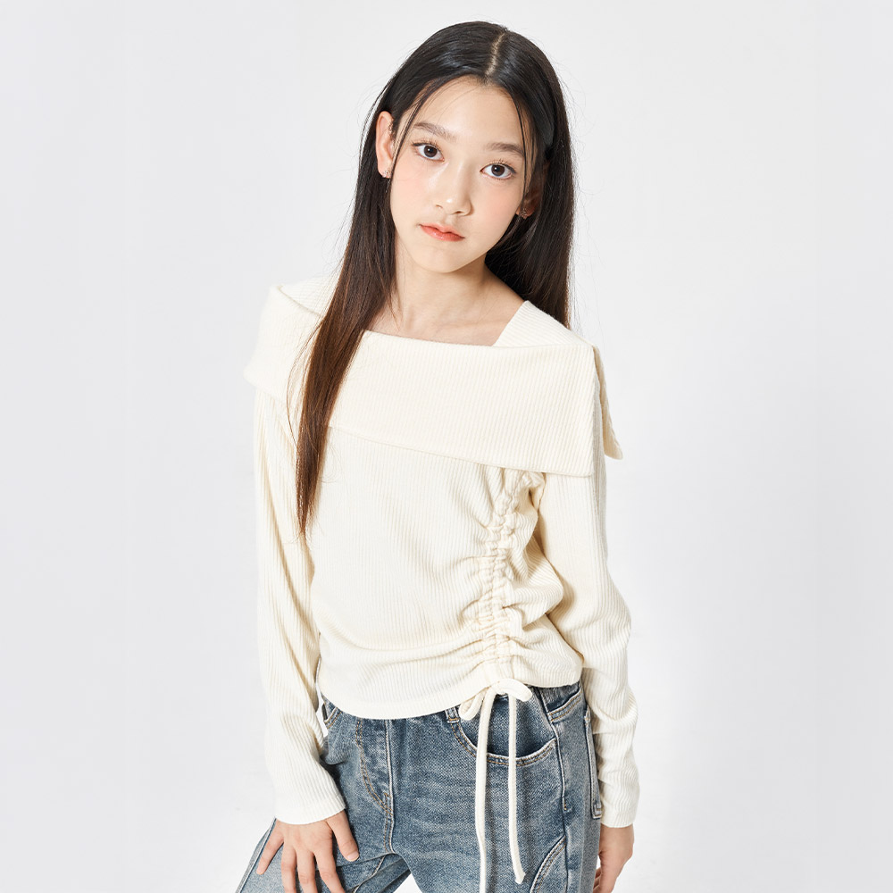 더데이걸 여리 여리해 빅 카라넥 니트티 TGLA26W03 이미지 7