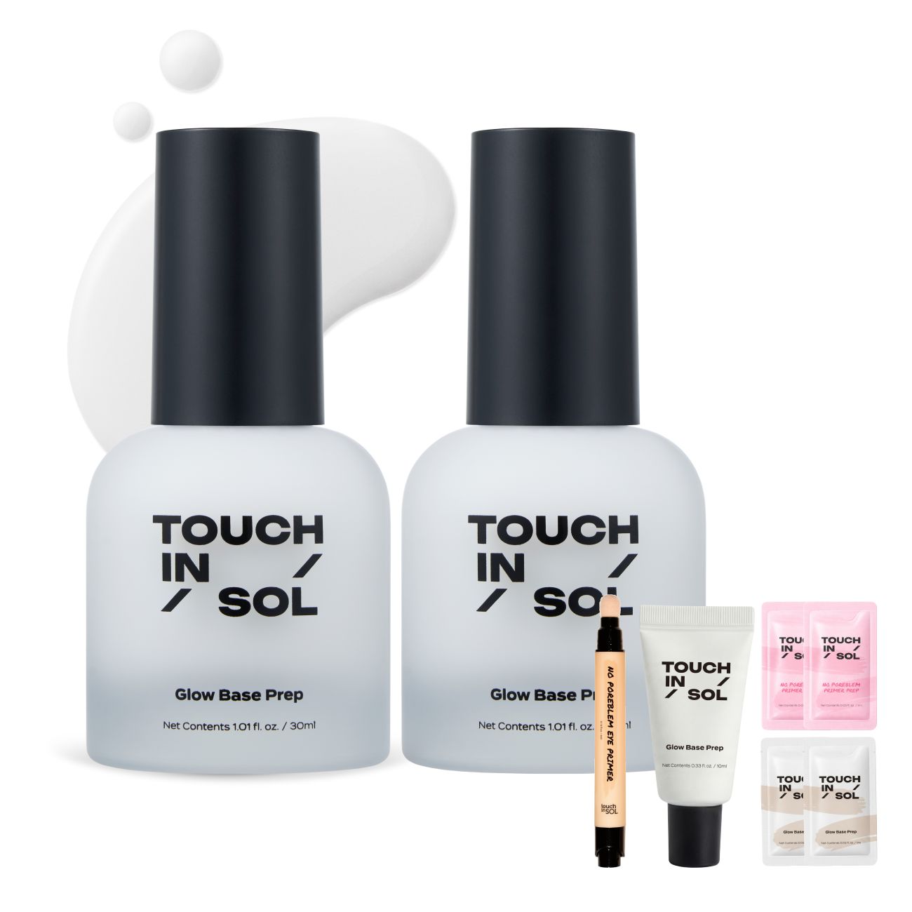 [1+1] 터치인솔 글로우 베이스 프렙 30ml (GIFT 아이프라이머+10ml+키트) - 상품 이미지