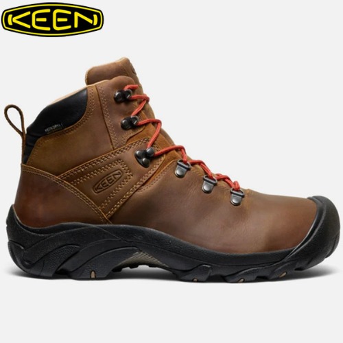 킨 KEEN 빅사이즈 중등산화 트레킹화 방수 가죽 워커 피레네 ST160V8 - 상품 이미지