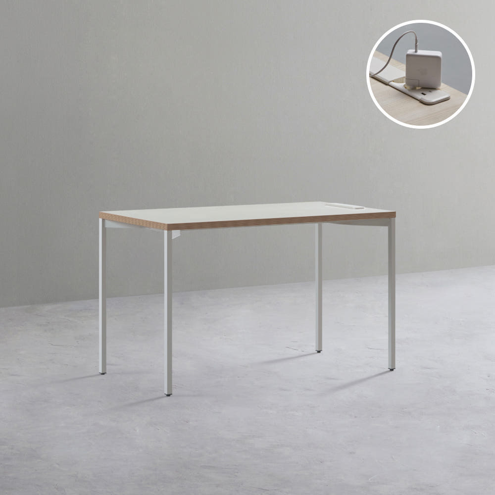 데스커 노트북 책상 1200x600mm, 빈티지블랙 - 상세 이미지 2