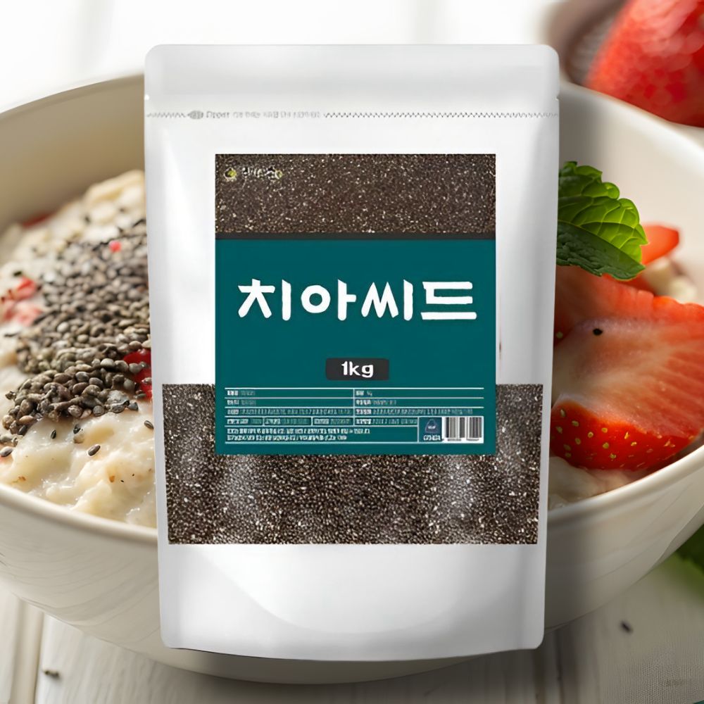 파라과이 치아씨드 1kg 대용량 슈퍼곡물 치아시드 chiaseed 식단 - 상품 이미지