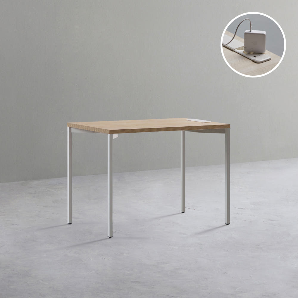 데스커 노트북 책상 1000x600mm, 메이플 - 상품 이미지