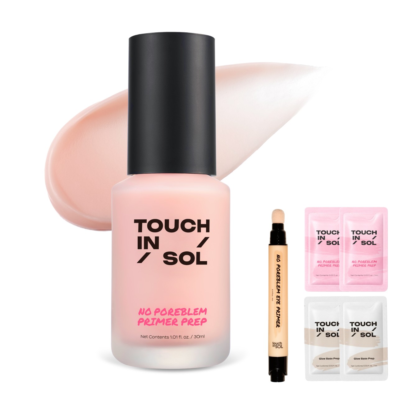 [모공프렙] 터치인솔 노포어블럼 프라이머 프렙 30ml (GIFT 아이 프라이머+샘플4매) - 상품 이미지