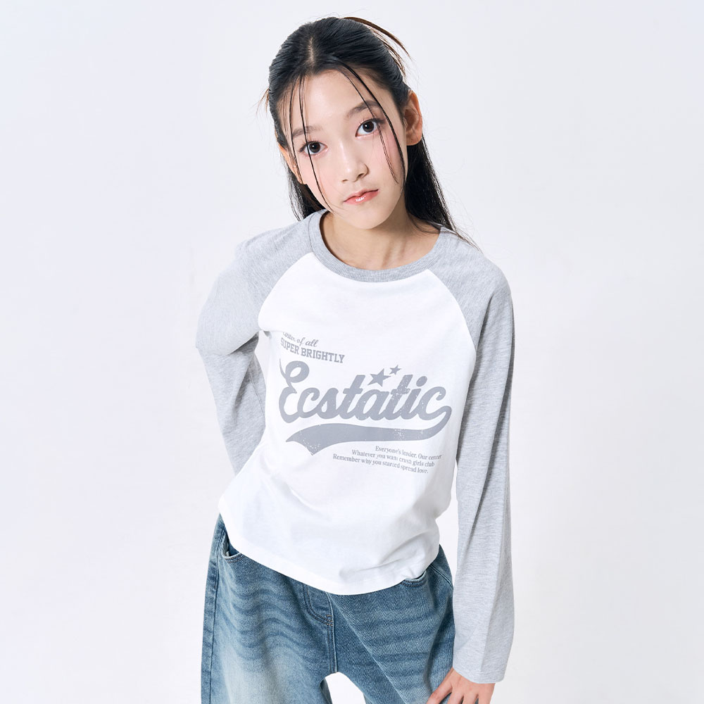 더데이걸 코디좋은 그래픽 라그란 티셔츠 TGLA26802 - 상세 이미지 2