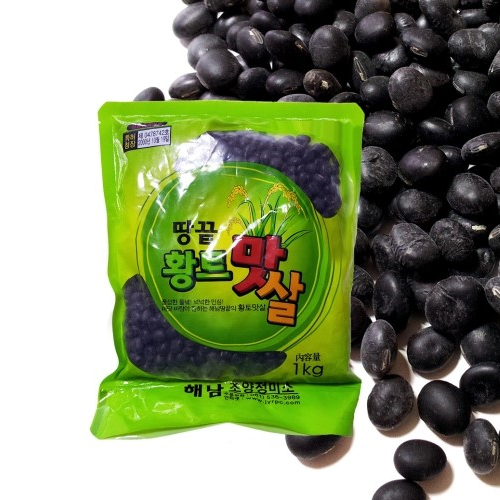 토해원 국산 서리태 500g 검은콩 속청태 서리태콩 - 상품 이미지