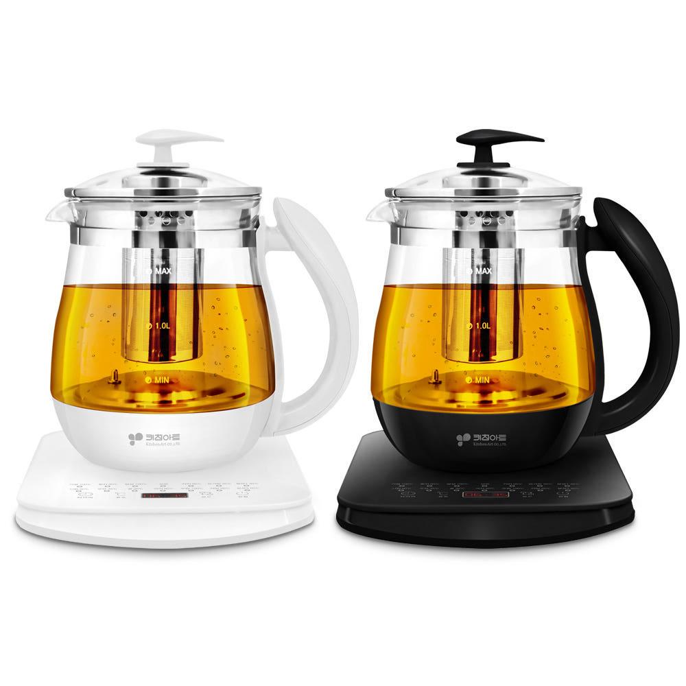 유리 무선티포트 가정용 온도조절 보온 분유포트 1.7L - 상세 이미지 5