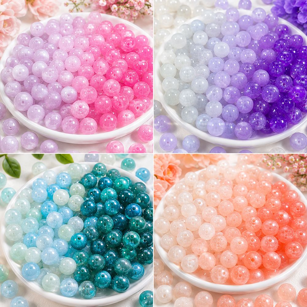 자외선 비즈 색이 변하는 UV 변색 구슬 팔찌 악세사리 DIY 부자재 재료 공예 - 상품 이미지