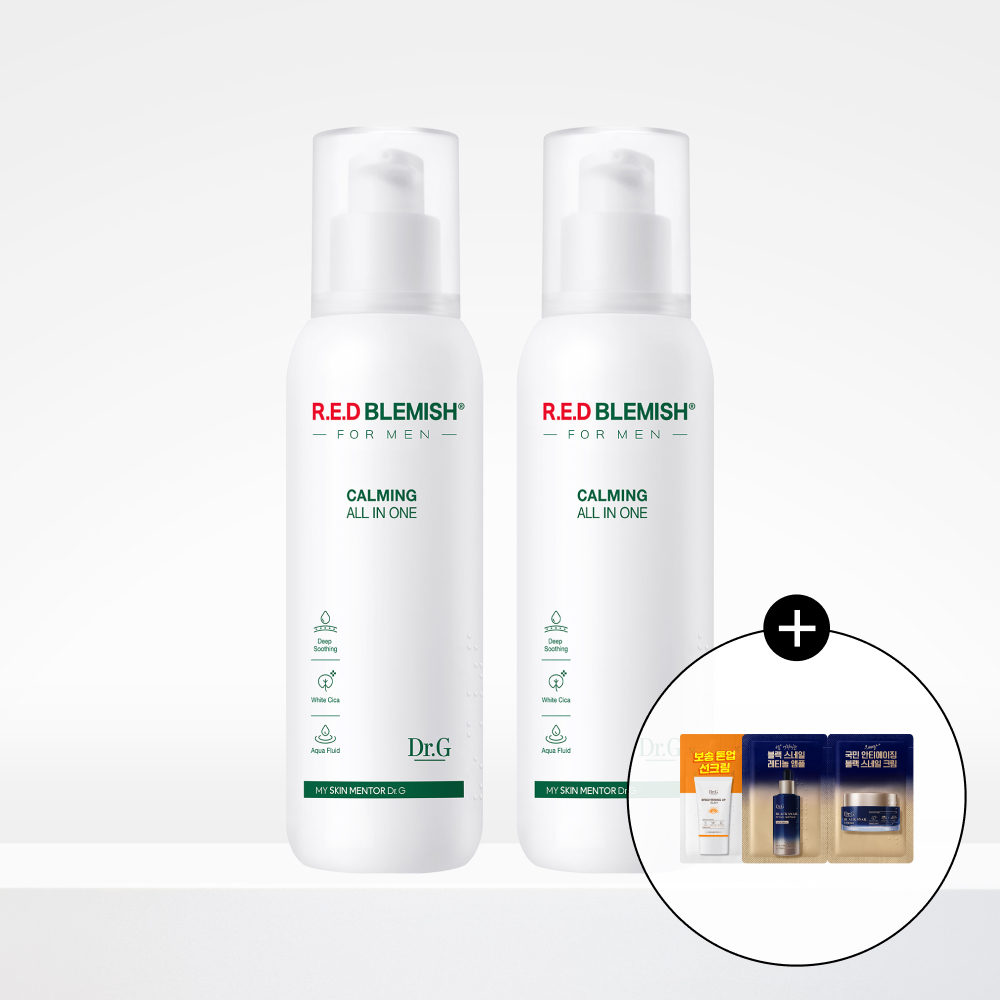 [슈퍼적립]닥터지 레드 블레미쉬 포 맨 진정 올인원 150mL+150mL - 상품 이미지