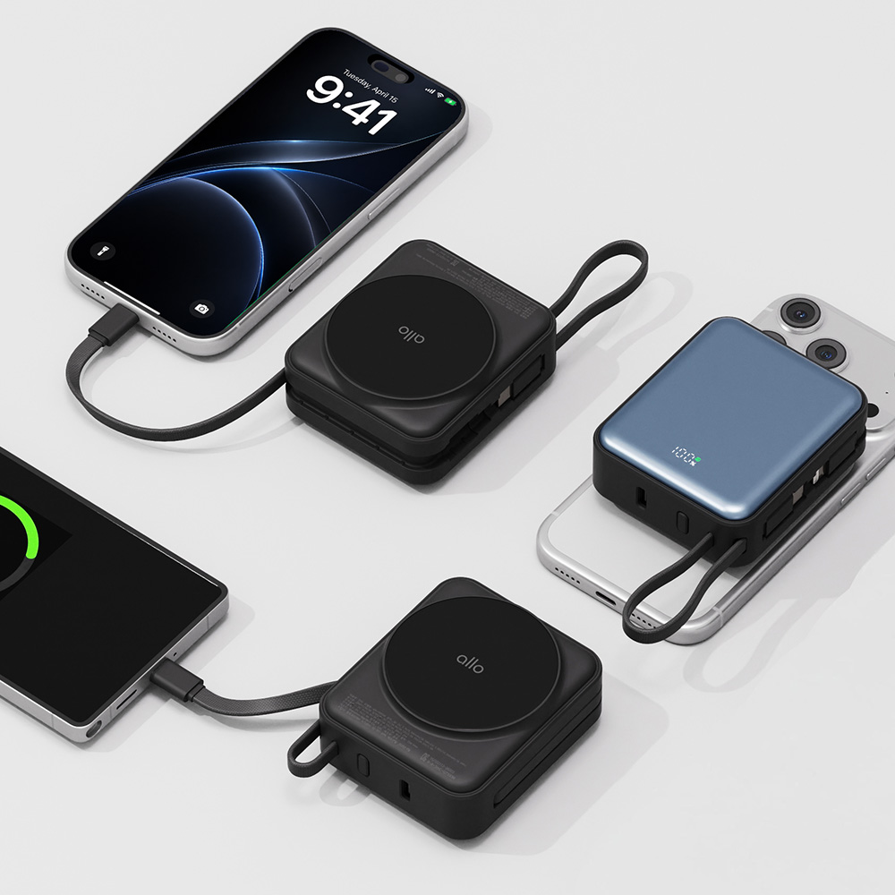 알로코리아 Qi2.2 맥세이프 45W 초고속 반고체 보조배터리 10000mAh 1000SW - 상세 이미지 3