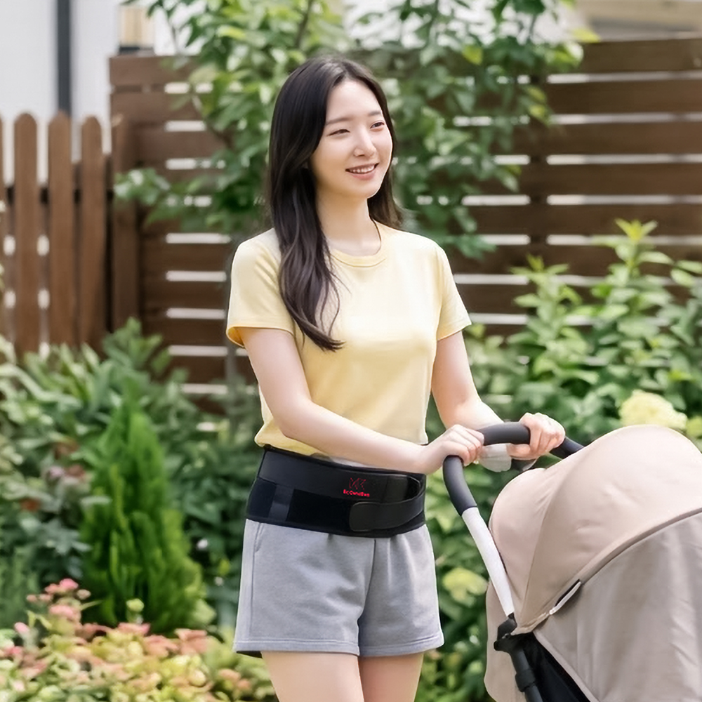 닥터코어런 핑크골반밴드 벨트 산후 출산후 바른자세 조리 허리 복부 - 상세 이미지 2