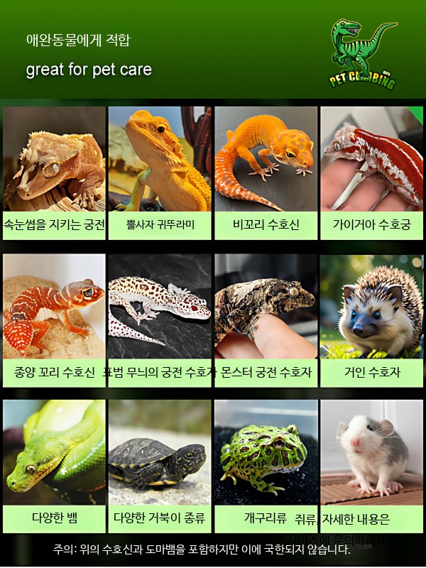 파충류 부화기 사육장 도마뱀 거북이 뱀 거미 양서류 온도조절 투명 하우스 알 관리용 120x50x50 온도 조절 없음 - 상세 이미지 3