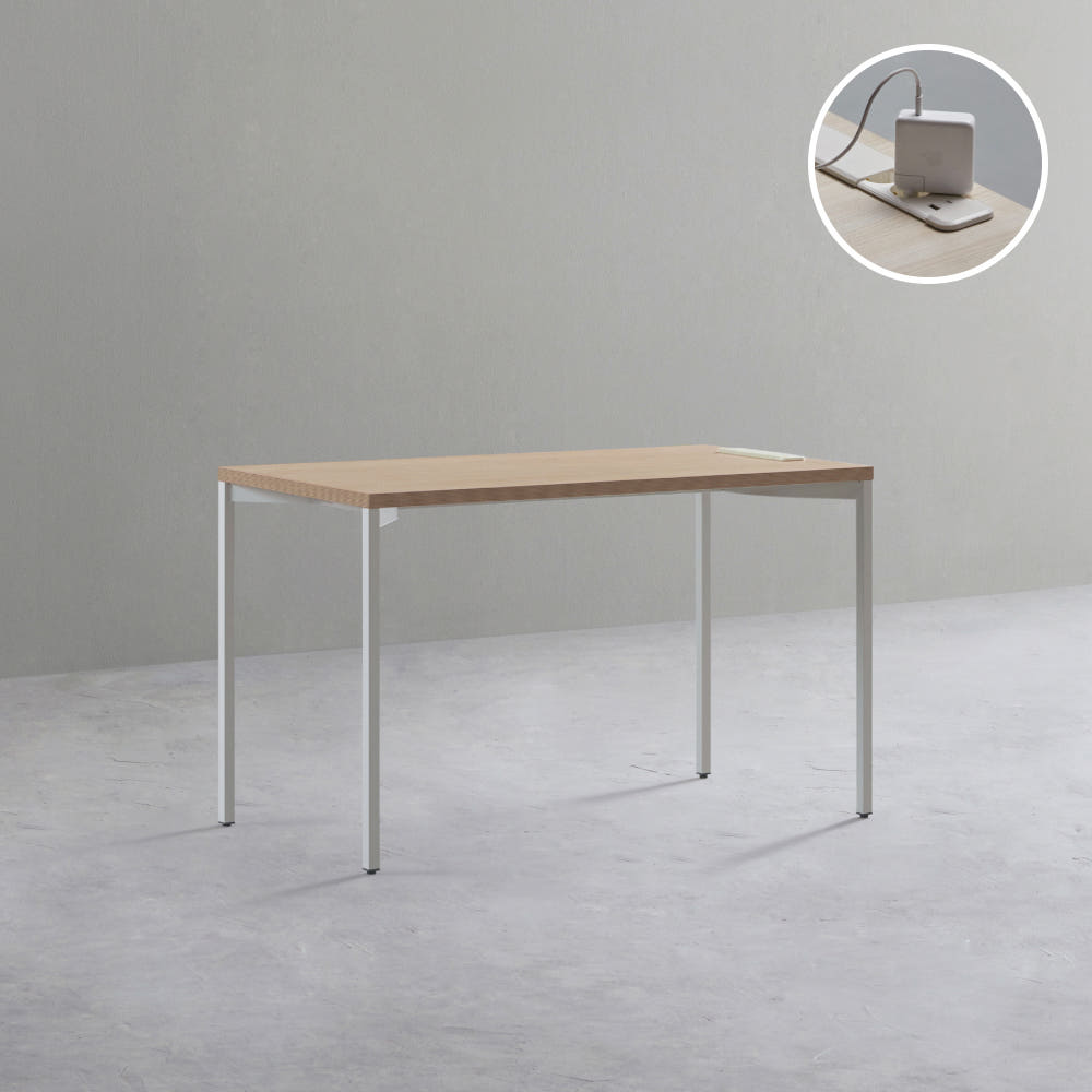 데스커 노트북 책상 1200x600mm, 빈티지블랙 - 상세 이미지 3