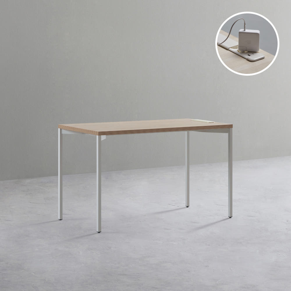 데스커 노트북 책상 1200x600mm, 빈티지블랙 - 상세 이미지 4