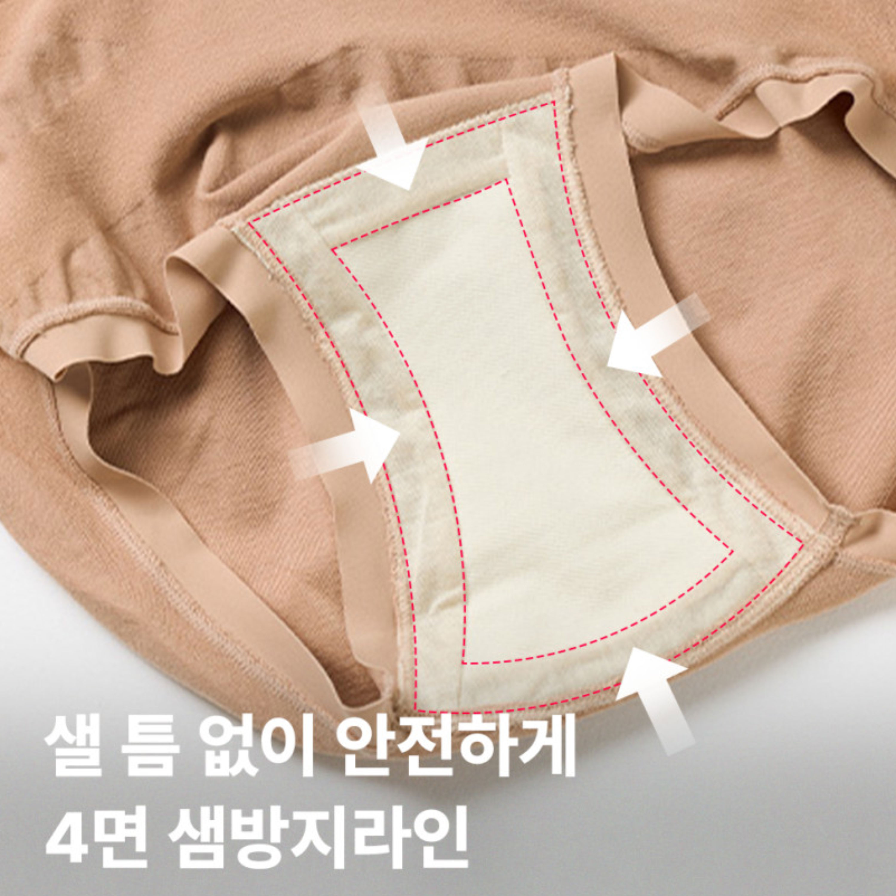 샐리브 여성 요실금팬티 모달 심리스 경증 10ml 방수 얇은 안심 소취 전문 속옷 3장 - 상세 이미지 5