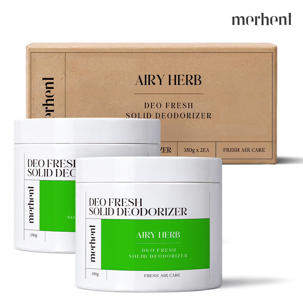 1+1 메르헨트 고체 탈취제 350g 에어리허브 대용량 화장실 집안 담배 실내 냄새 제거 - 상세 이미지 5