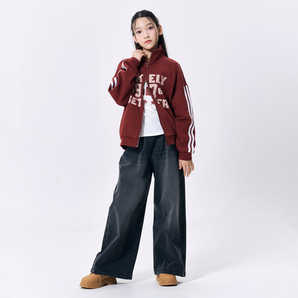 더데이걸 벌룬 와이드 트레이닝 데님팬츠 TGTJ26803 - 상세 이미지 4