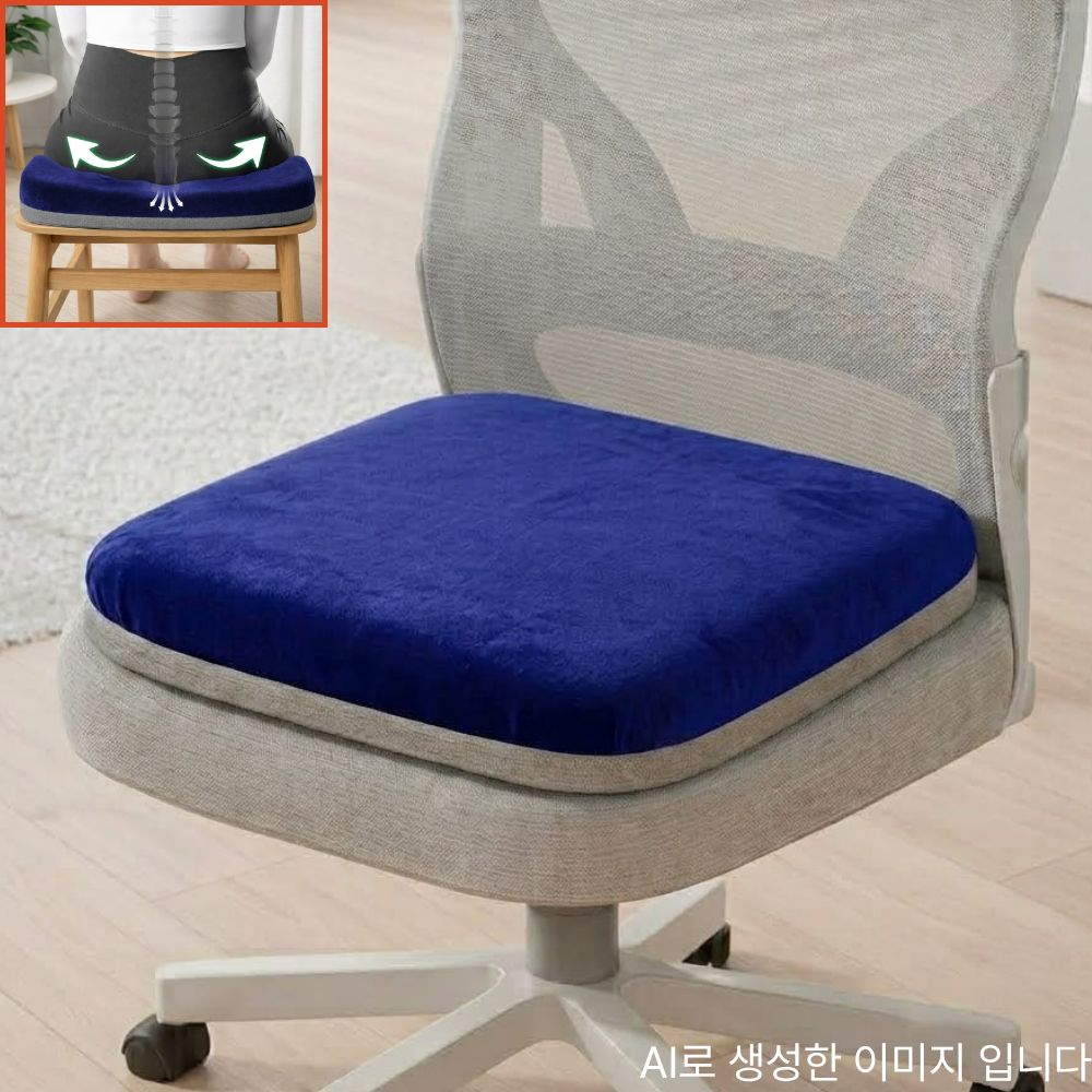 수험생방석 충격흡수 끈 논슬립 컴퓨터의자방석 사무용 - 상품 이미지