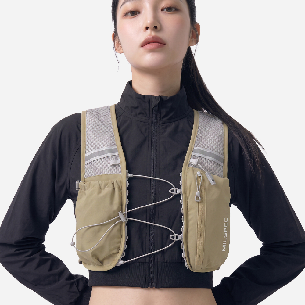 밀스펙 코어 트레일러닝 베스트 경량 트레일 러닝 등산 마라톤 런닝 스포츠 조끼 백팩 배낭 이미지 8