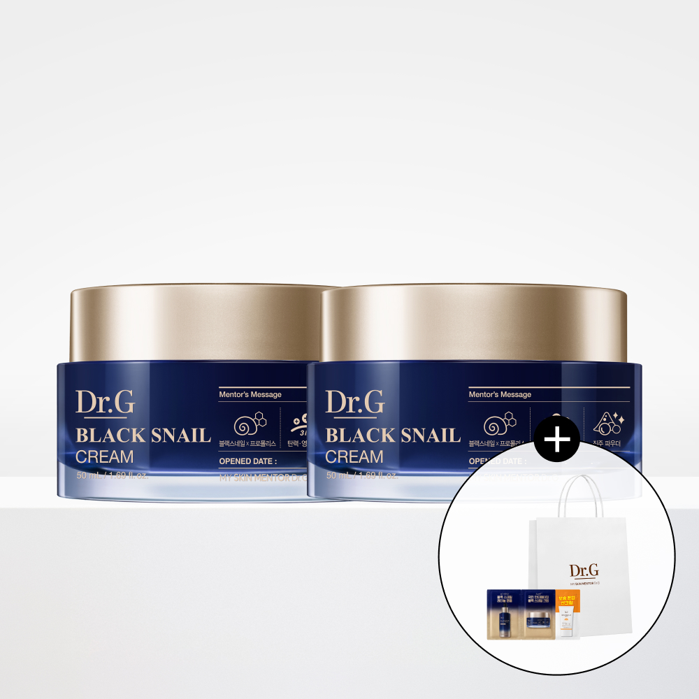 [슈퍼적립][1+1] 닥터지 블랙 스네일 크림 50mL - 상품 이미지