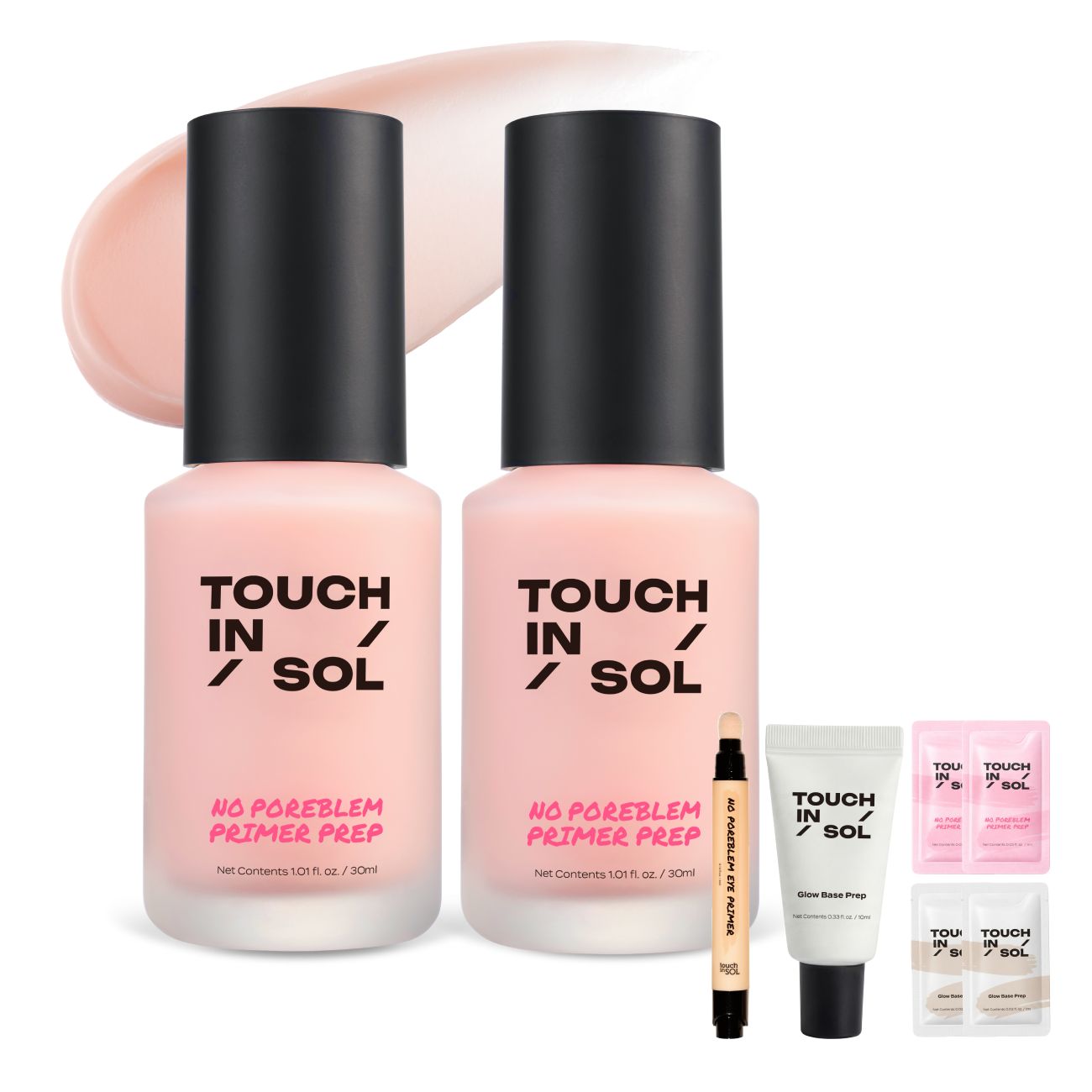 [1+1] 터치인솔 노포어블럼 프라이머 프렙 30ml (GIFT 아이프라이머+10ml+키트) - 상품 이미지