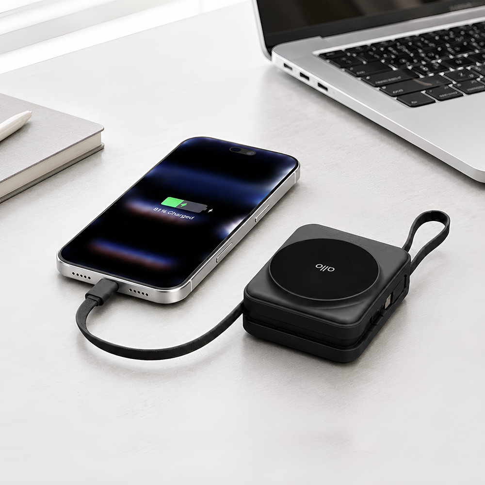 알로코리아 Qi2.2 맥세이프 45W 초고속 반고체 보조배터리 10000mAh 1000SW 이미지 6