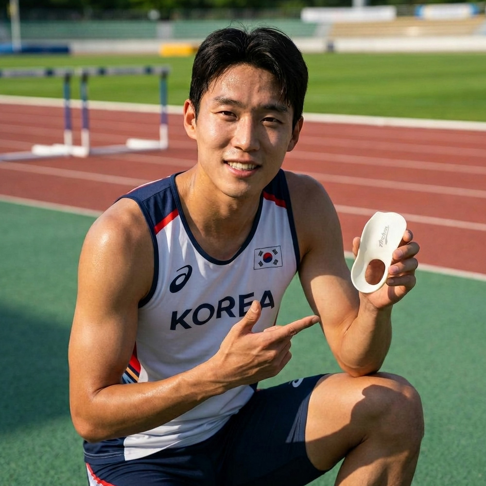 기능성 아치깔창 족저근막염 발바닥통증 평발 혈액순환 붓기 깔창 이미지 6