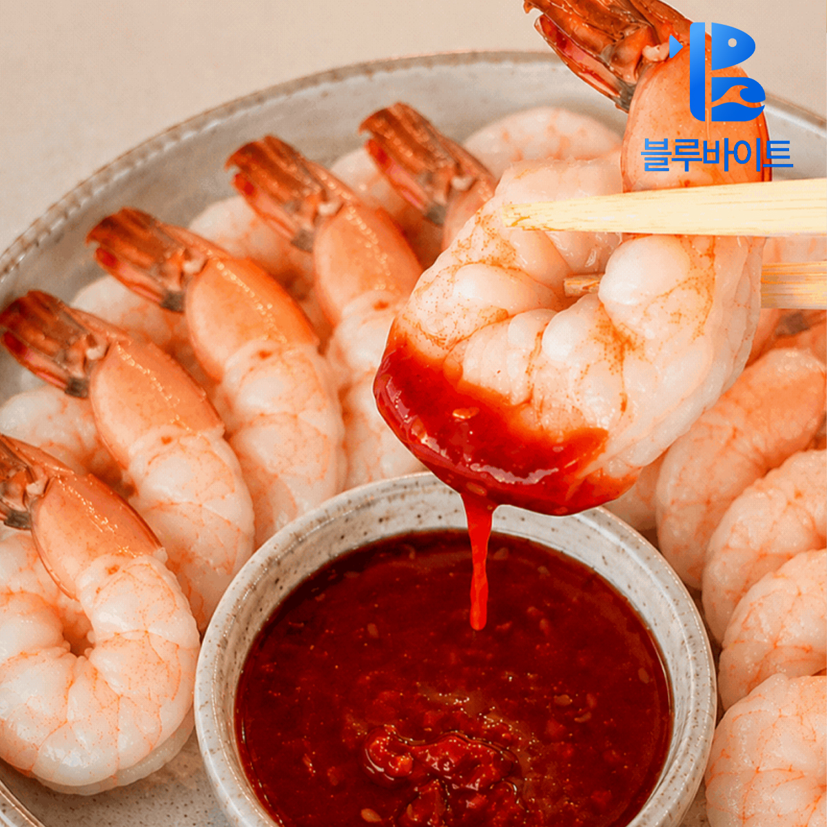 칵테일새우 1kg (실중량 900g) 냉동 흰다리 생 새우살 특대 깐새우 상품 이미지