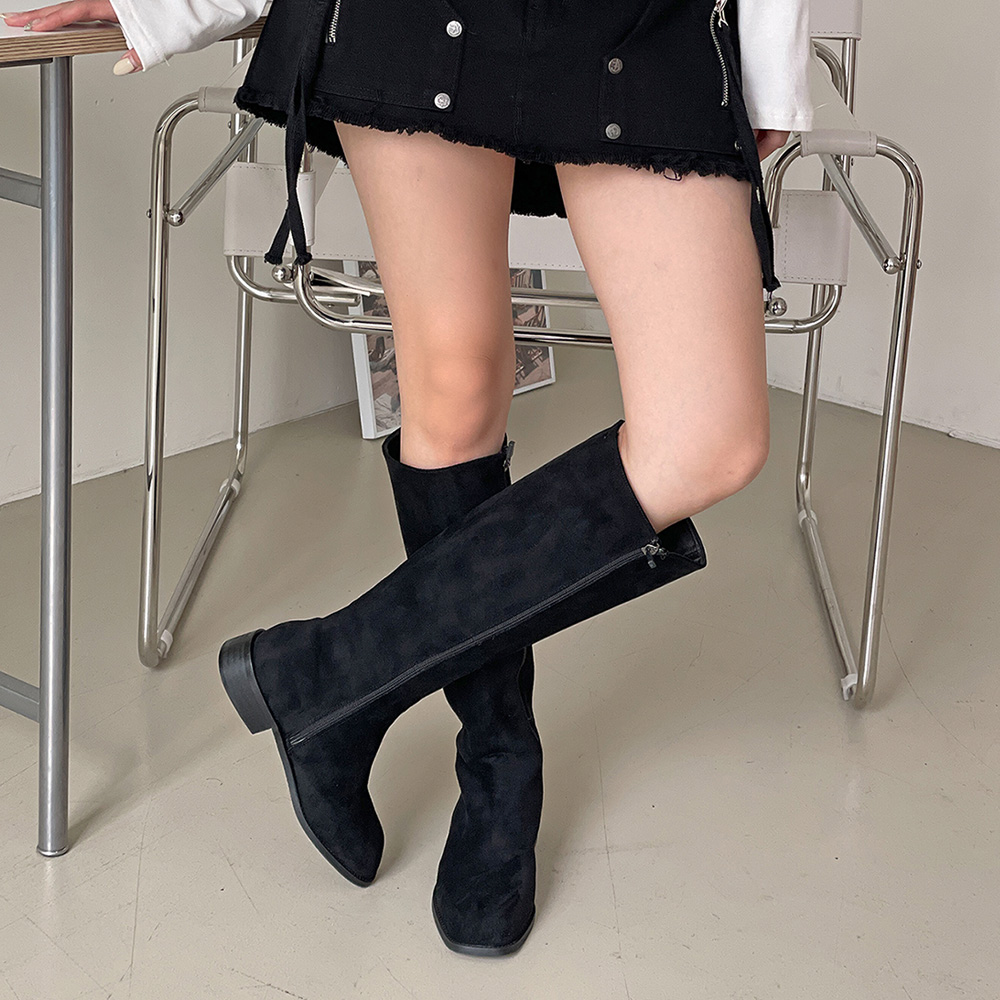 플라틴베이지 자체제작 스퀘어코 빅사이즈 롱부츠 270mm 까지 - 상세 이미지 4