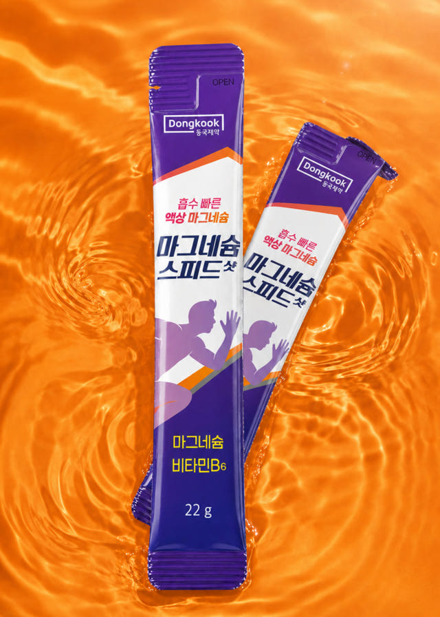 [3+1] 동국제약 젖산 마그네슘 스피드샷 액상 마시는 마그네슘 글루콘산 활력 충전 14포, 4개