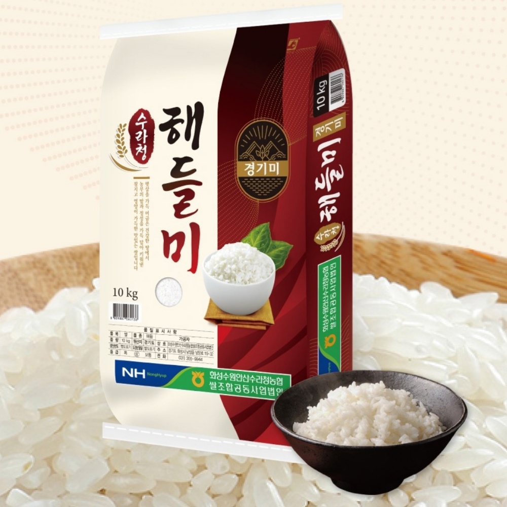 10키로 쌀 2026년 햅쌀 26년 해들미 햇쌀 햅쌀 선물 세트 화성쌀 10kg, 1개 - 상세 이미지 3
