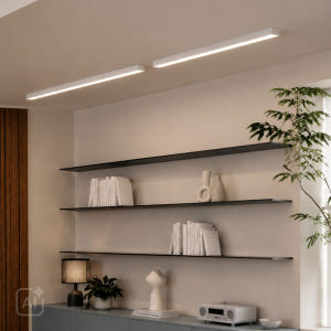 LED 한크 심플 라인 직부등 일자 조명 1000MM 6500K 주광색 솔직 후기 | 실제 배치 사진 포함 - 상품 이미지 2