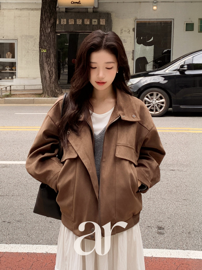 (국내제작) 스웨이드 블루종 점퍼 jp790 - 상세 이미지 3