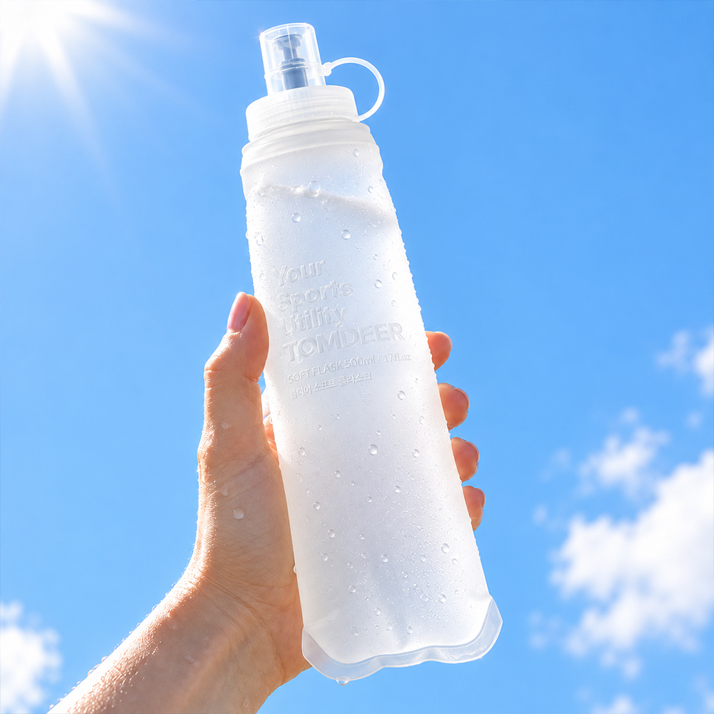 톰디어 퓨어 러닝 스포츠 물병 소프트플라스크 500ml 상품 이미지