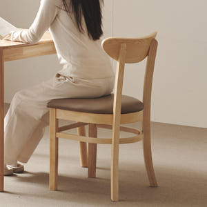 1인용 인테리어 의자 원목 철재 디자인 카페 체어 편한 식탁의자 노블 솔직 후기 | 실제 배치 사진 포함 - 상품 이미지 1