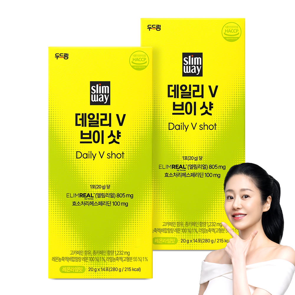 [두드림] 슬림웨이 데일리V 브이 샷 14포, 2개 - 상품 이미지